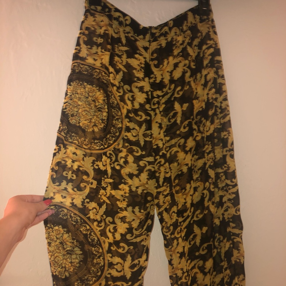 PrettyLittleThing Patterned Mesh Pants